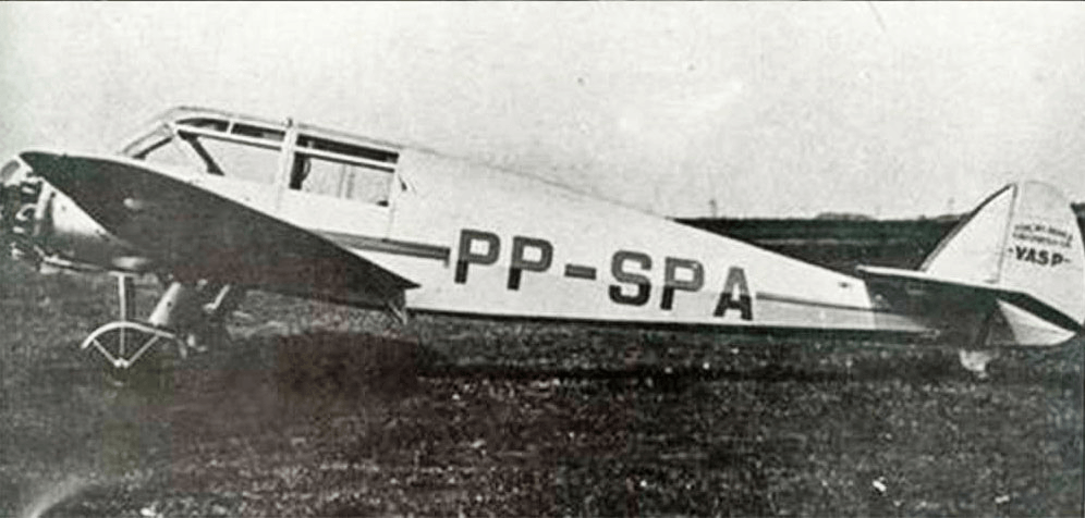 Aeronave usada pela VASP